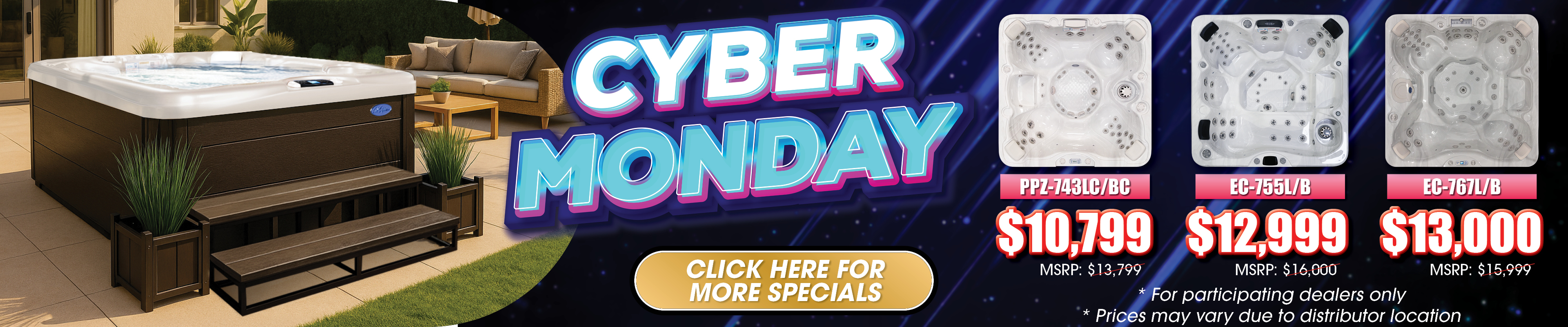 Calspas hot tub being used in a family setting - Brentwood