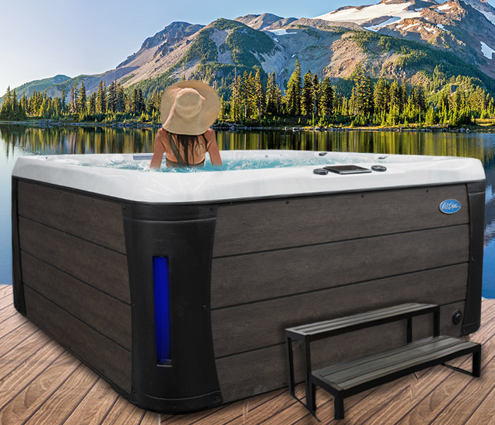 Calspas hot tub being used in a family setting - hot tubs spas for sale Brentwood